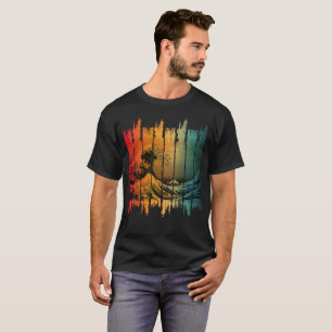 CAMISETA GRAN OLA ATARDECER VINTAGE KANAGAWA