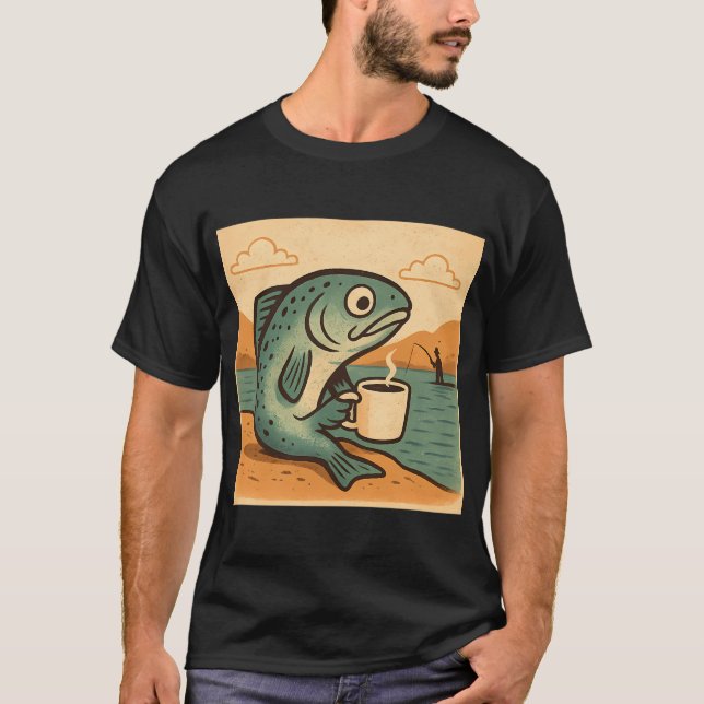 Camiseta gran ola de árboles (Anverso)