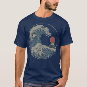 Camiseta Gran ola de arte japonés Kanagawa Tsu estético