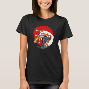 Camiseta Gran Ola De Shiba Inu Perro Japonés Akita Kanagaw