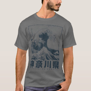 Camiseta Gran ola del arte japonés de Kanagawa