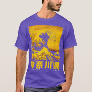 Camiseta Gran ola del arte japonés de Kanagawa