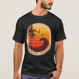 Camiseta Gran ola - Escuchando el océano