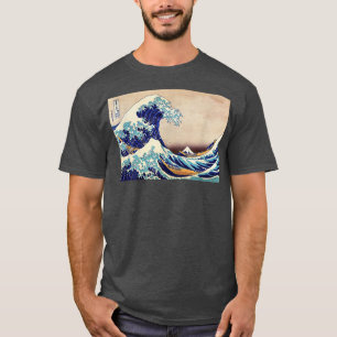 Camiseta Gran Ola frente a la cosecha japonesa Kanagawa Hok