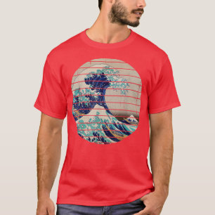 Camiseta Gran ola Japón arte japonés Monte Fuji Tokio