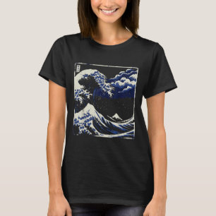 Camiseta Gran ola japonesa de Kanagawa Ukiyo-e Art Men W