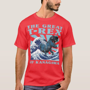 Camiseta Gran Ola Japonesa De Kawaii Grande Para Restituir