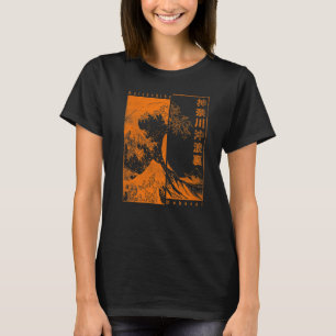 Camiseta Gran ola japonesa frente al Kanagawa Katsushika Ho