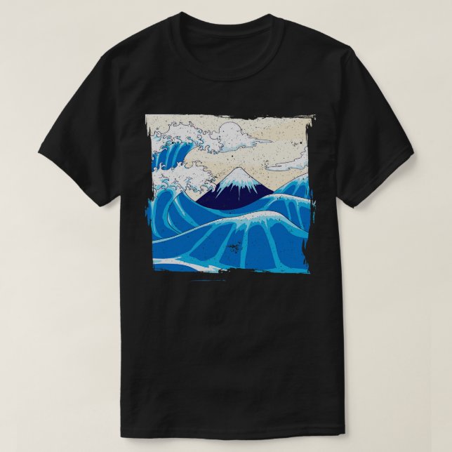 Camiseta Gran ola japonesa Japón (Diseño del anverso)