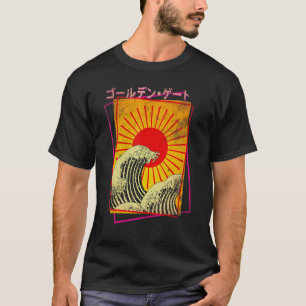 Camiseta Gran ola sube el sol Japón
