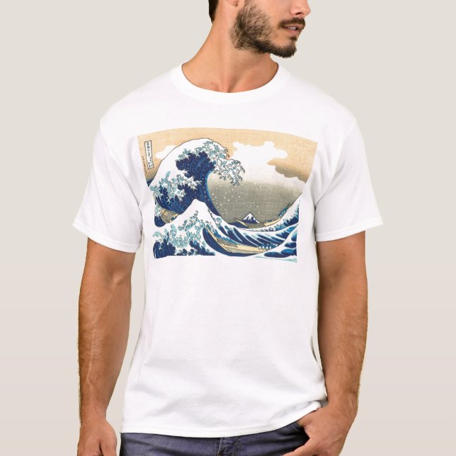 Camiseta Gran onda de Hokusai (Anverso)