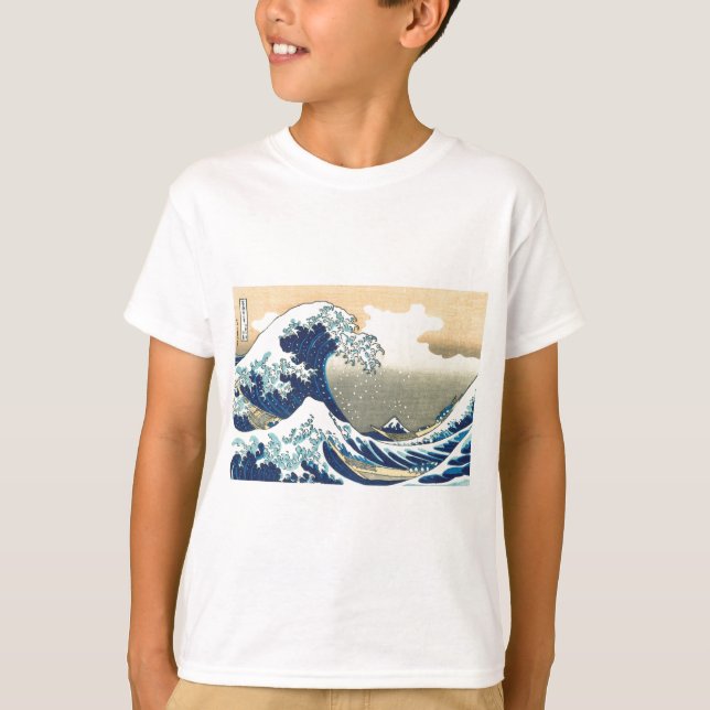 Camiseta Gran onda de Hokusai (Anverso)