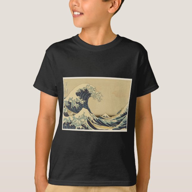 Camiseta Gran onda de Hokusai de Kanagawa (Anverso)
