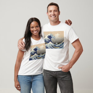 Camiseta Gran onda de Kanagawa
