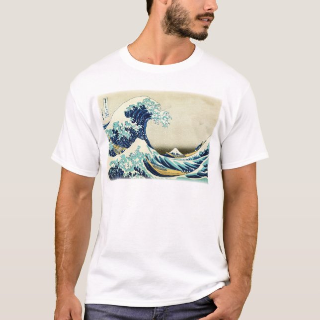 Camiseta Gran onda de Kanagawa (Anverso)