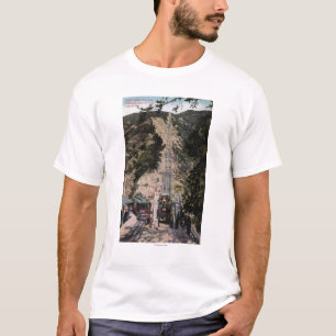 Camiseta Gran opinión del ferrocarril de la pendiente