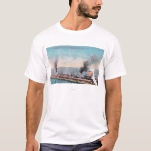 Camiseta Gran opinión septentrional del muelle, SS Dakota 