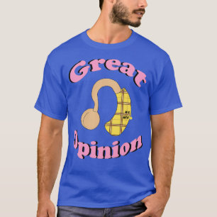 Camiseta Gran opinión vergüenza Ix27m no escuchar