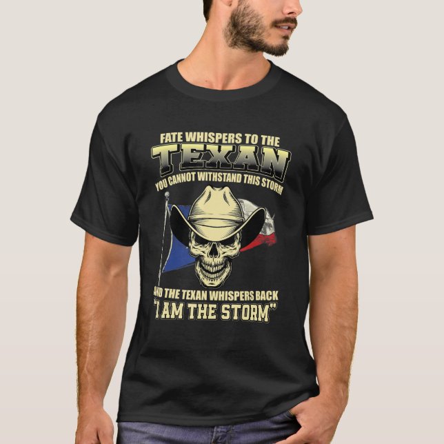 Camiseta Gran Orgullo Textil Qoute Bandera De Texas Usa Lon (Anverso)