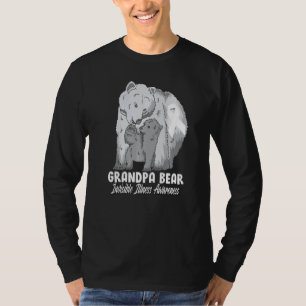 Camiseta Gran Oso Abuelo de Conciencia de Enfermedad Invisi
