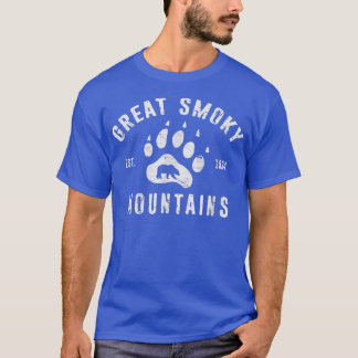 Camiseta Gran oso negro de las montañas humeantes