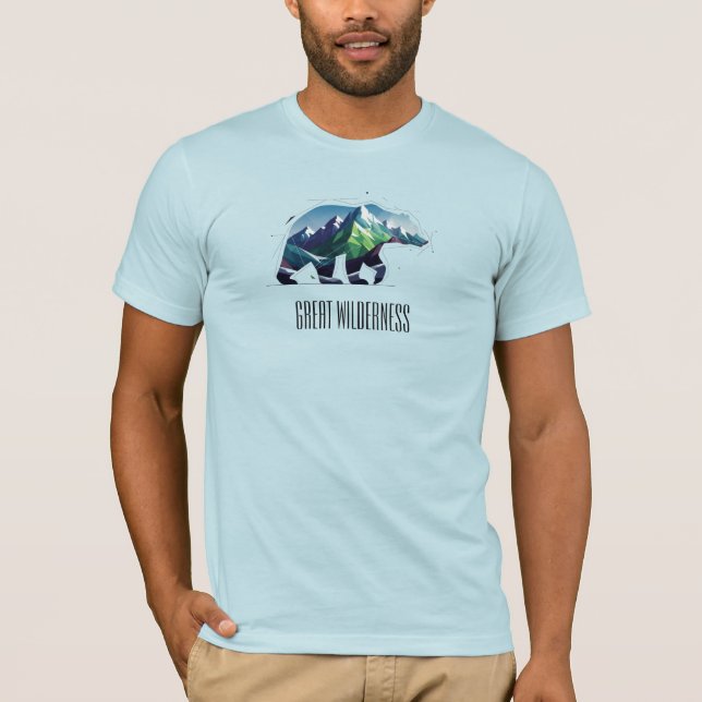 Camiseta Gran oso salvaje (Anverso)