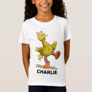 Camiseta Gran pájaro de arte retro personalizado