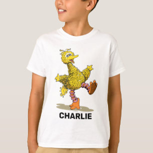 Camiseta Gran pájaro de arte retro personalizado