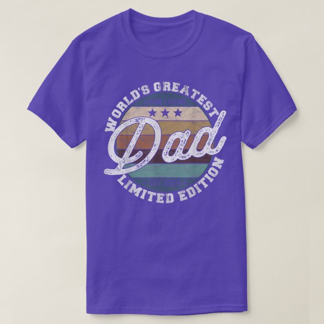 Camiseta Gran papá del mundo  (Diseño del anverso)