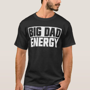 Camiseta Gran papá, energía divertida, padre, gran energía