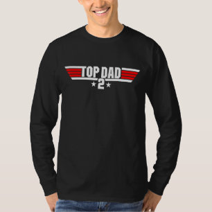 Camiseta Gran Papá Mayor 2 Padre del Día de Dos Padre