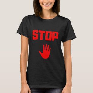 Camiseta Gran parada roja y gran mano roja