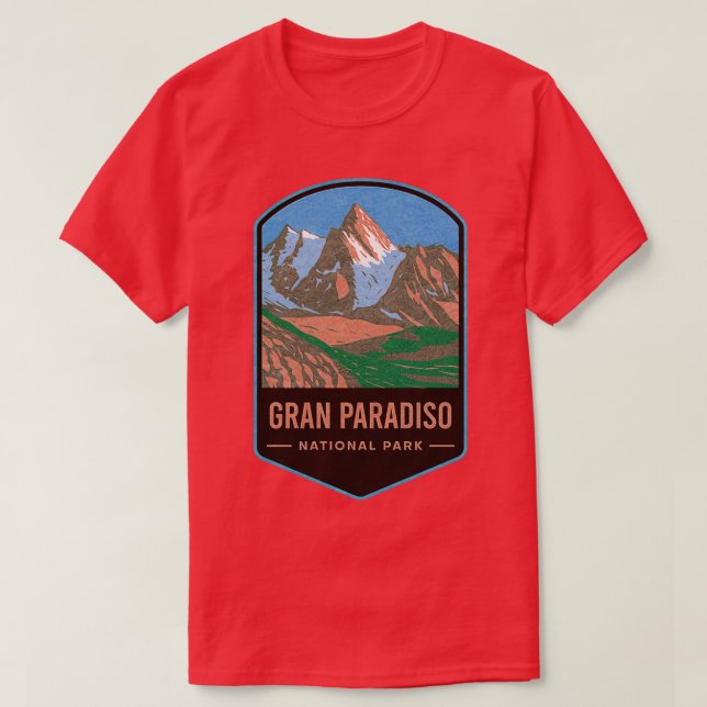 Camiseta Gran Paradiso National Park 1 (Diseño del anverso)
