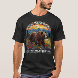 Camiseta Gran Parque de Viaje a las Montañas Humeantes Vaca