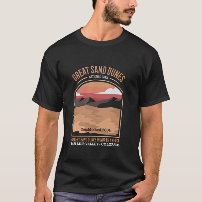 Camiseta Gran Parque Nacional de Dunas de Arena (Anverso)