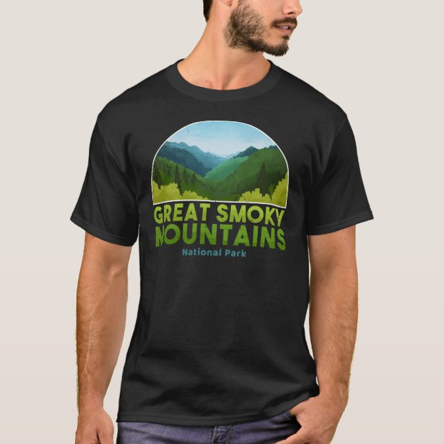 Camiseta Gran Parque Nacional de la Montaña Smoky  (Anverso)