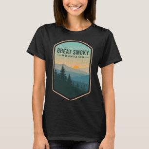 Camiseta Gran Parque Nacional de las Montañas Smoky Retro T