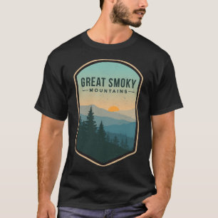 Camiseta Gran Parque Nacional de las Montañas Smoky Retro T