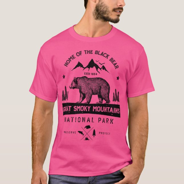 Camiseta Gran Parque Nacional de Montañas Ahumadas (Anverso)