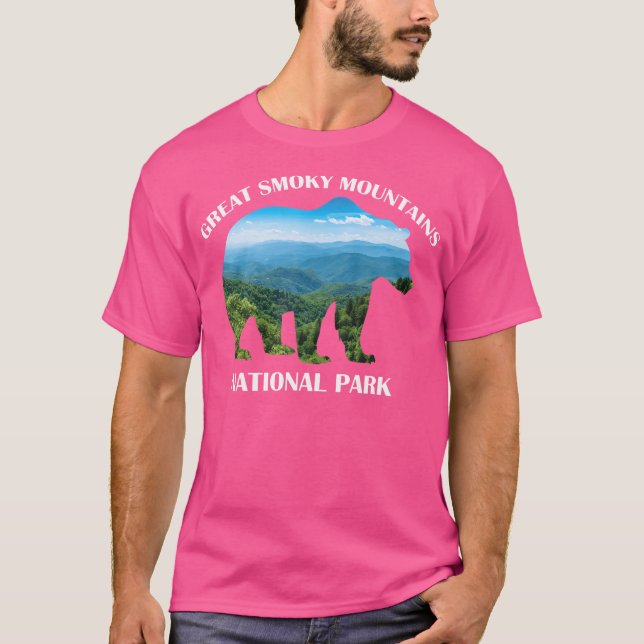 Camiseta Gran Parque Nacional de Montañas Smoky (Anverso)