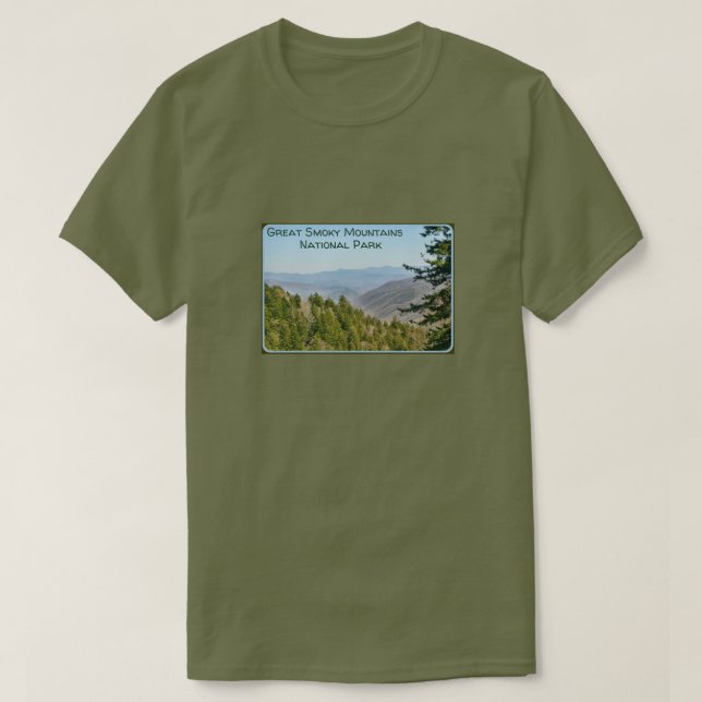 Camiseta Gran Parque Nacional de Montañas Smoky (Diseño del anverso)