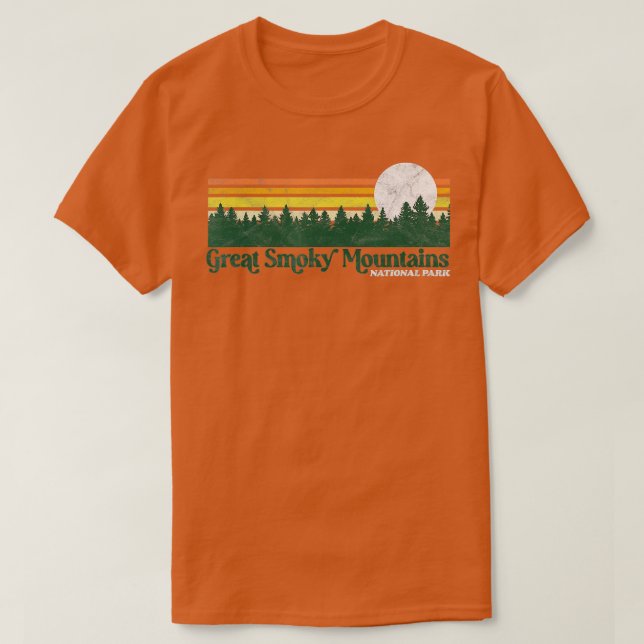 Camiseta Gran Parque Nacional de Montañas Smoky (Diseño del anverso)