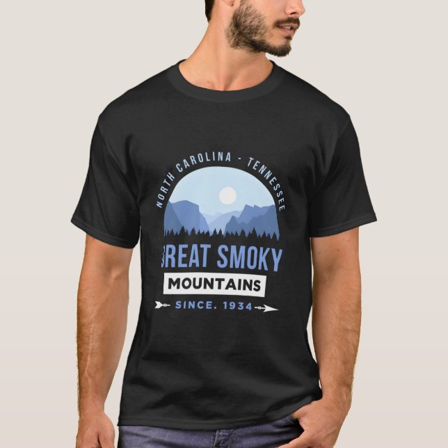 Camiseta Gran Parque Nacional de Montañas Smoky (Anverso)