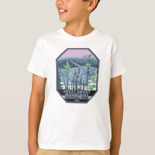Camiseta Gran Parque Nacional de Montañas Smoky Retro