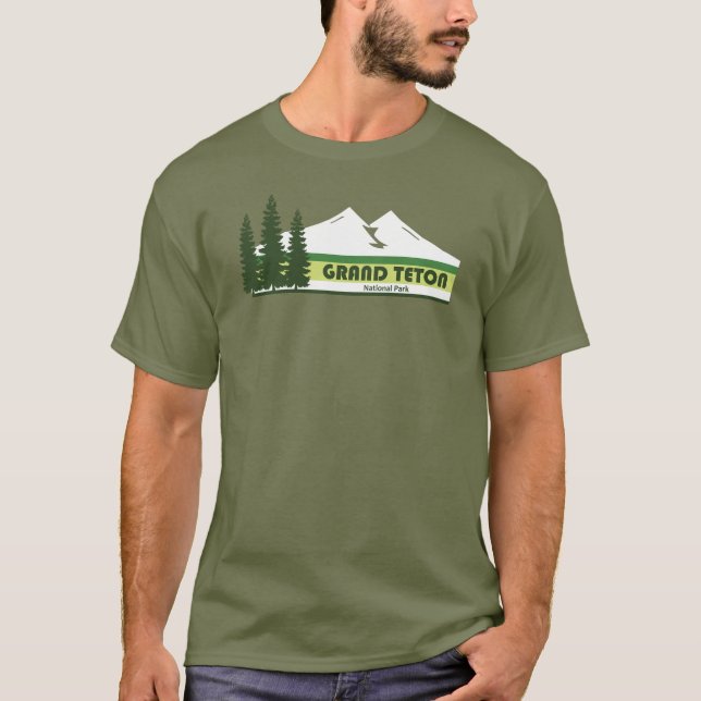 Camiseta Gran Parque Nacional de Teton (Anverso)