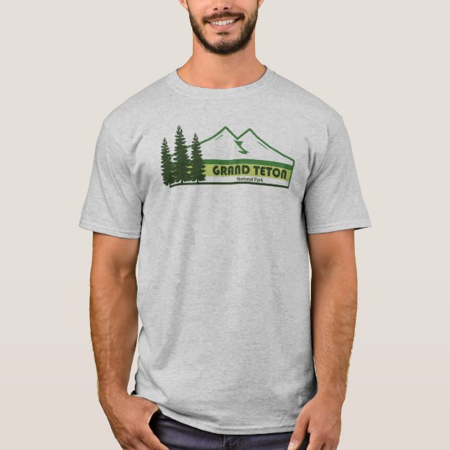 Camiseta Gran Parque Nacional de Teton (Anverso)