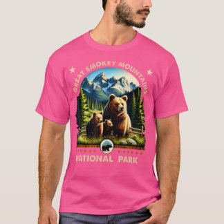Camiseta Gran Parque Nacional Montañas Smokey Black Bear Mo