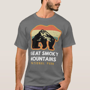 Camiseta Gran Parque Nacional Montañas Smoky US Black Bears