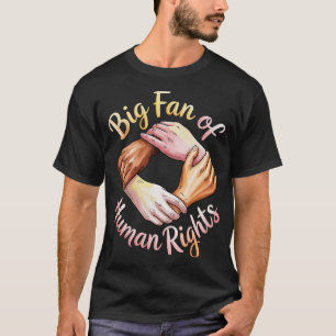 Camiseta Gran partidario de la inmigración con derechos hum