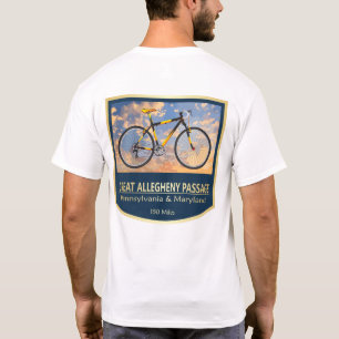 Camiseta Gran pasaje de Allegheny (bicicleta2) 2